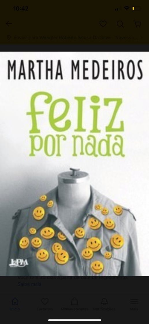 Livro feliz por nada de Martha Mendeiros