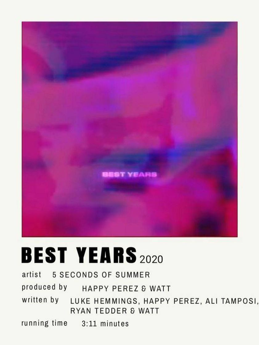 Music Best Years