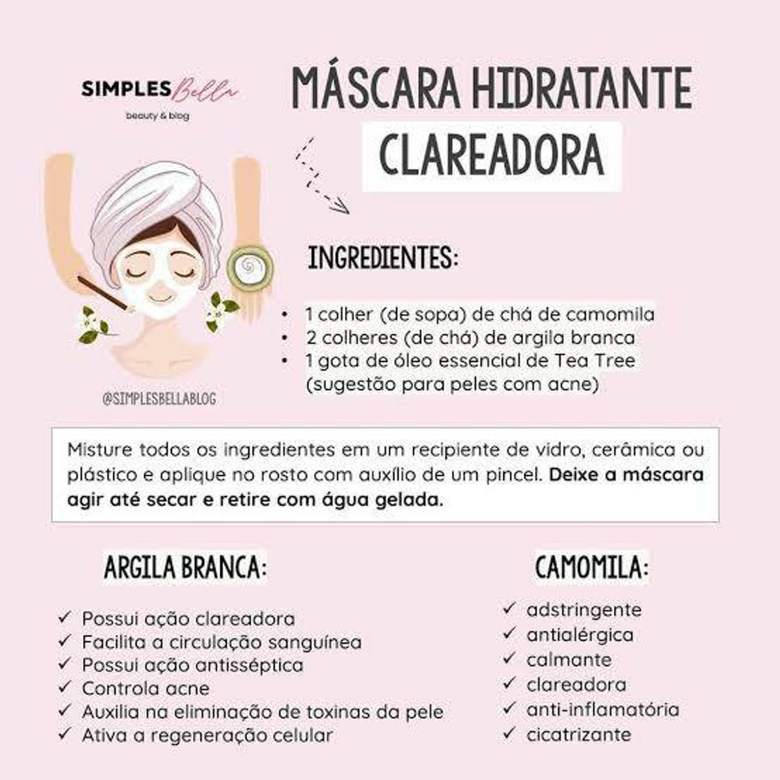 Social 2 RECEITAS SIMPLES DE MÁSCARAS DE ARGILA