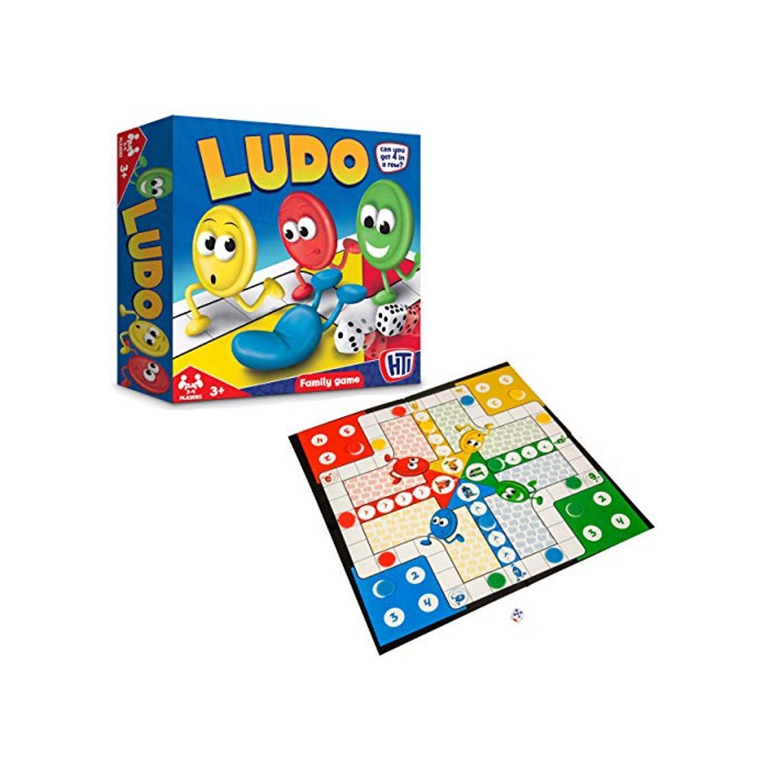 Product HTI - Juego de Tablero, de 2 a 4 Jugadores