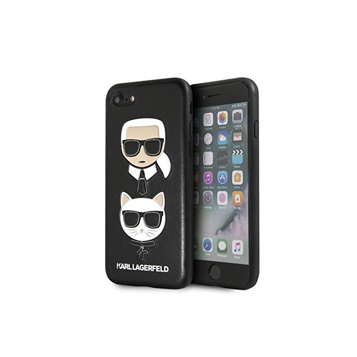 Electronic Karl Lagerfeld Embossed Case Karl & Choupette - Case for iPhone 8/7