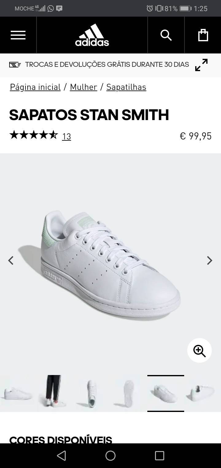 Moda Stan Smith verde esmeralda