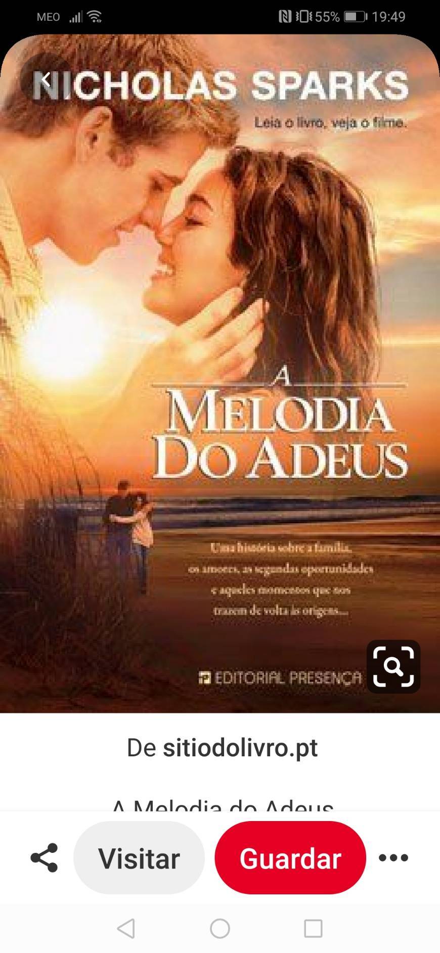 Book A melodia do adeus 