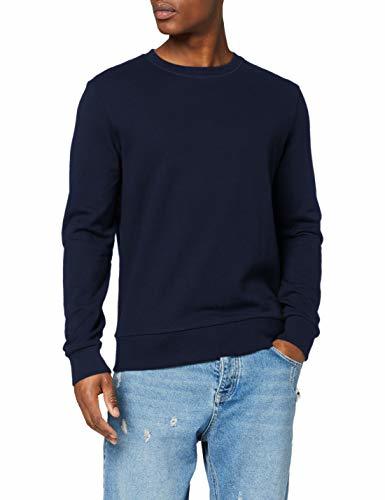 Moda JACK & JONES Jjeholmen Sweat Crew Neck Noos, Suéter para Hombre, Azul