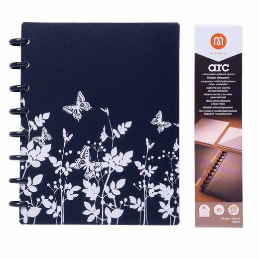 Caderno inteligente A5-borboletas