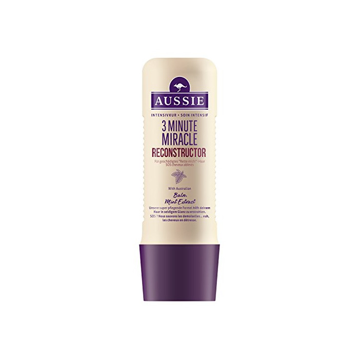 Beauty Aussie 3 Minute Miracle Reconstructor –  Tratamiento intensivo 1 unidad de 250 ml