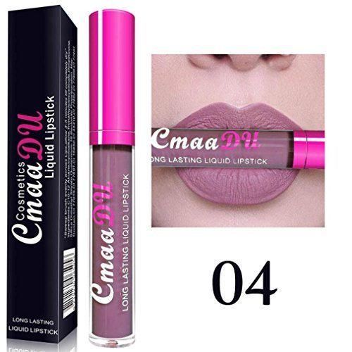 Lugares Labio,Oyedens 12 colores nude Metallic Matte Velvet brillo labial lápiz labial crema