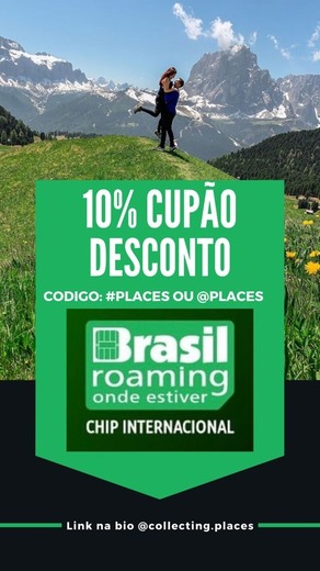 Chip internacional 10% DESCONTO-Brasil Roaming