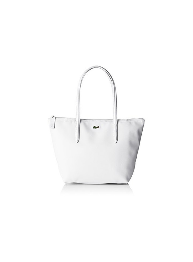 Fashion Lacoste Nf2037po L.12.12 Concept, Bolso Bandolera para Mujer, Blanco