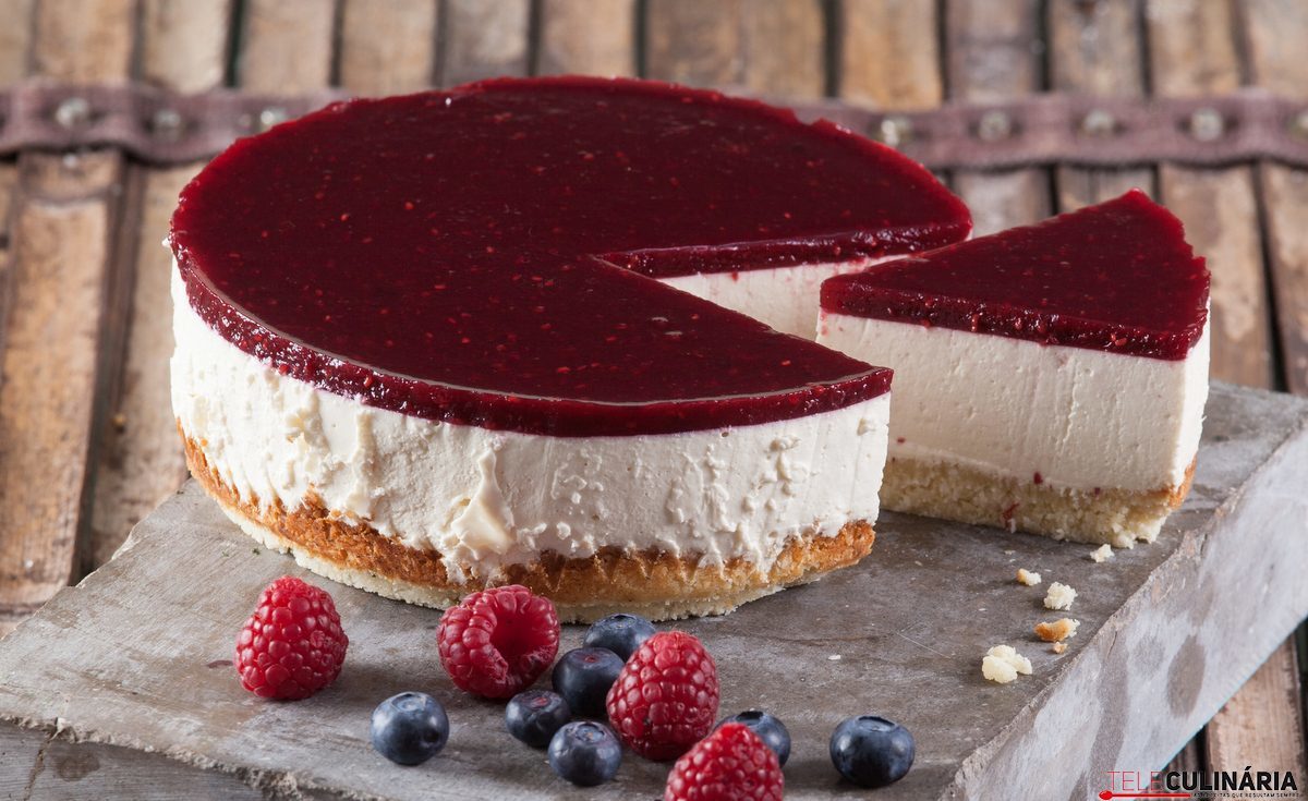 Moda Cheesecake de frutos vermelhos.