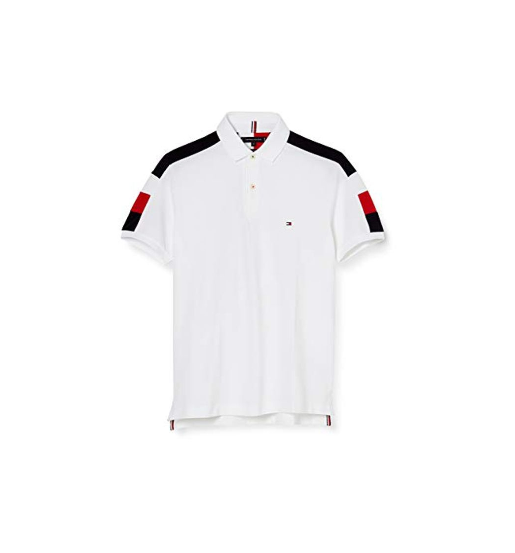Tommy Hilfiger GS Sleeve Color Block Slim Polo Camisa