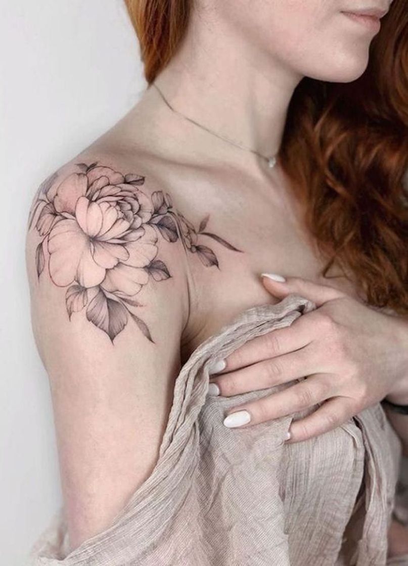 Moda Tatuagens femininas ombro