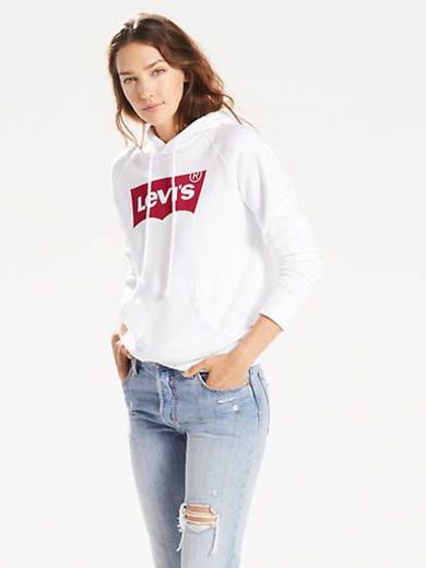 Levi's Graphic Sport Capucha, Blanco