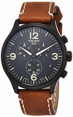 Tissot Reloj Cronógrafo para Hombre de Cuarzo con Correa en Cuero T1166173605700