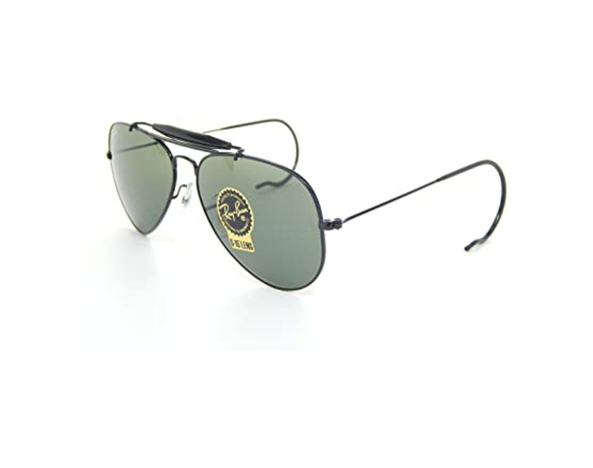 Fashion Ray-Ban Aviator Large Metal, Gafas de Sol Unisex Adulto, Negro