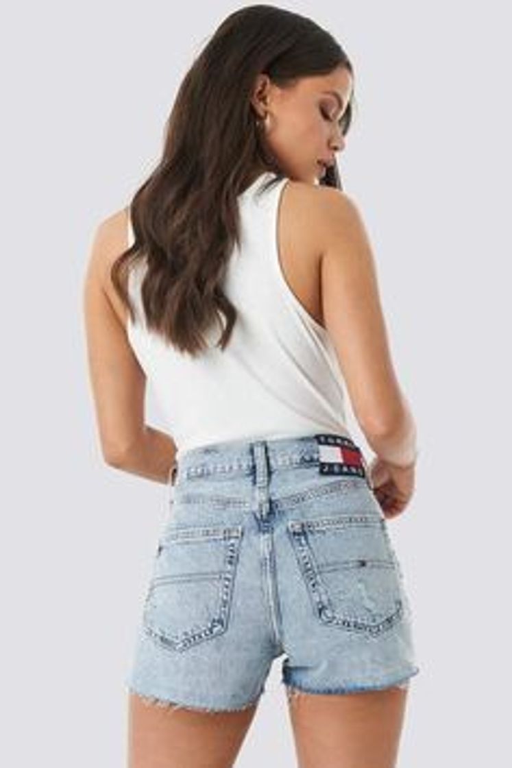 Moda Tommy Hilfiger HOTPANT DENIM SHORT Pantalones cortos, Azul