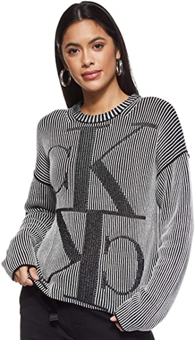 Calvin Klein Mirrored Monogram Cn Sweater Sudadera