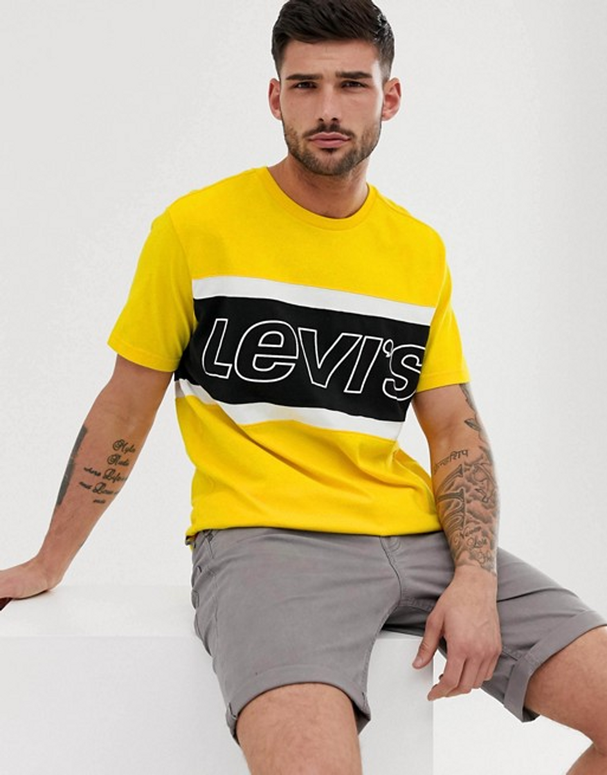 Levi's  ® Color Block Camiseta Brilliant Yellow
