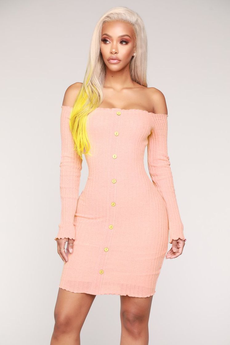 Jacklyn Off Shoulder Mini Dress - Oatmeal – Fashion Nova