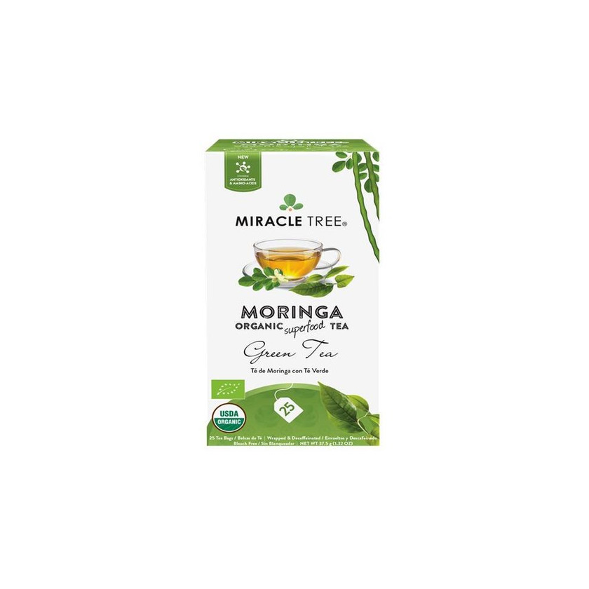 Chá de Moringa e chá verde