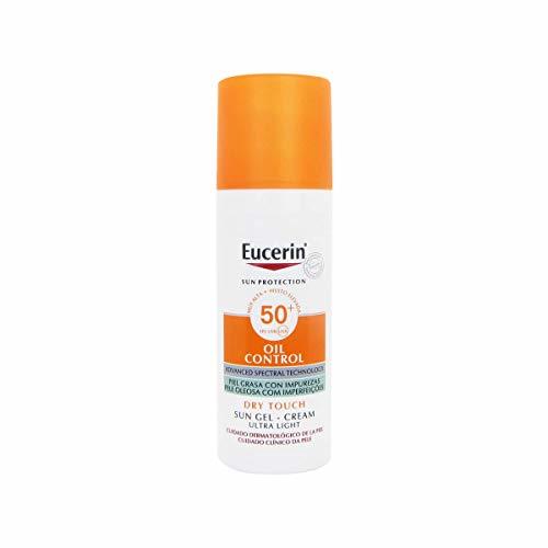 Social Eucerin sun oil control gel crème toucher sec 50ml