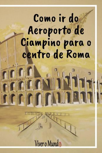 Aeroporto de Ciampino - centro de Roma 