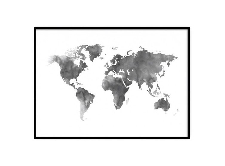 Quadro Mapa Mundo