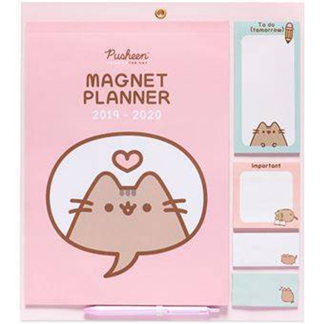 Social Planificador Magnético 2019-2020 Pusheen - Rose Collection

