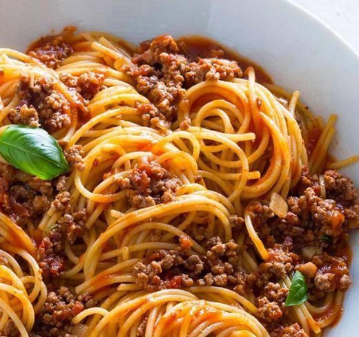 Social Esparguete à bolonhesa 