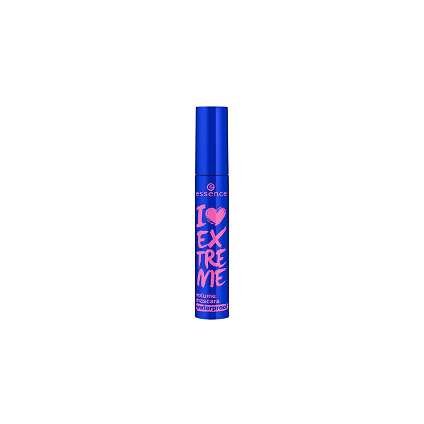 Belleza Essence i love extreme mascara volumen resistente agua negra.