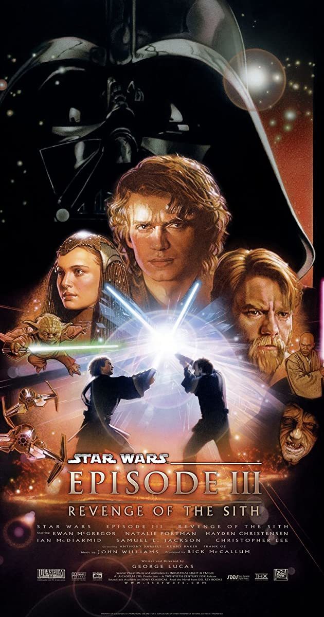 Película La guerra de las galaxias. Episodio III: La venganza de los Sith