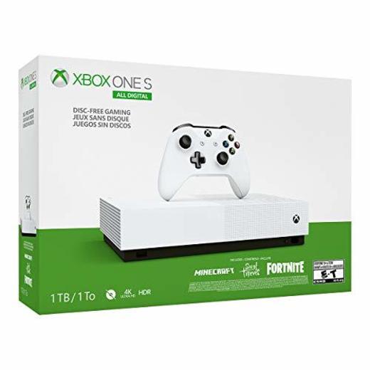 Microsoft Xbox One S All Digital - Consola de 1 TB, color
