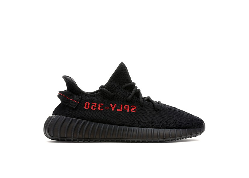 Social Yeezy Boost 350 v2 black-red