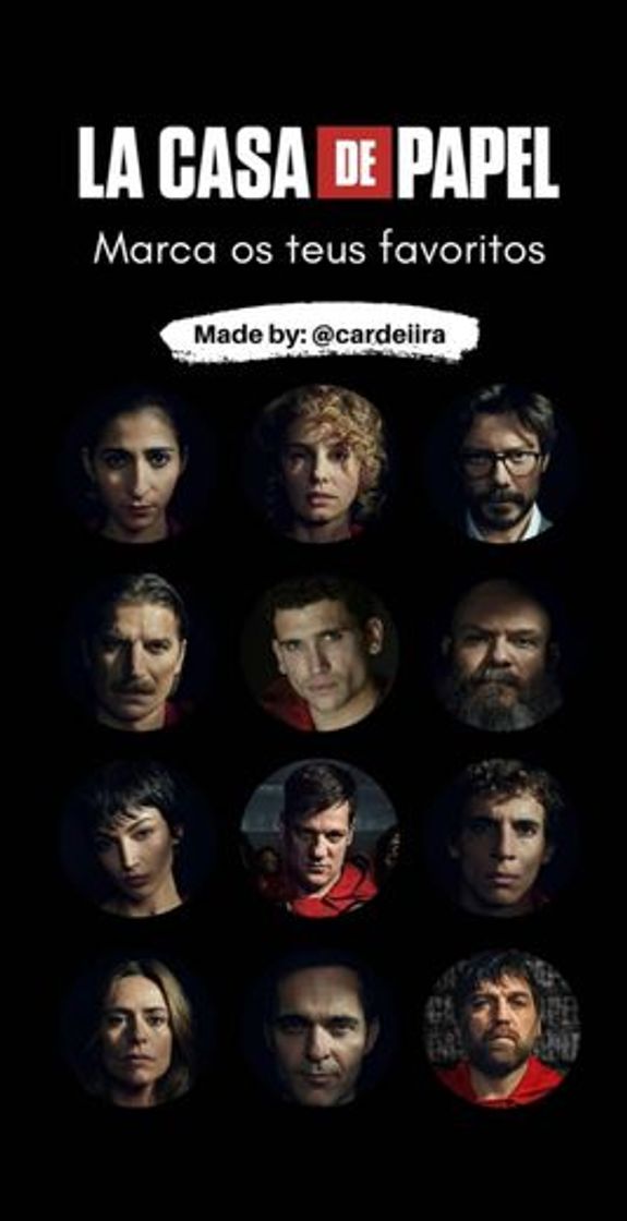 Moda LA CASA DE PAPEL Template