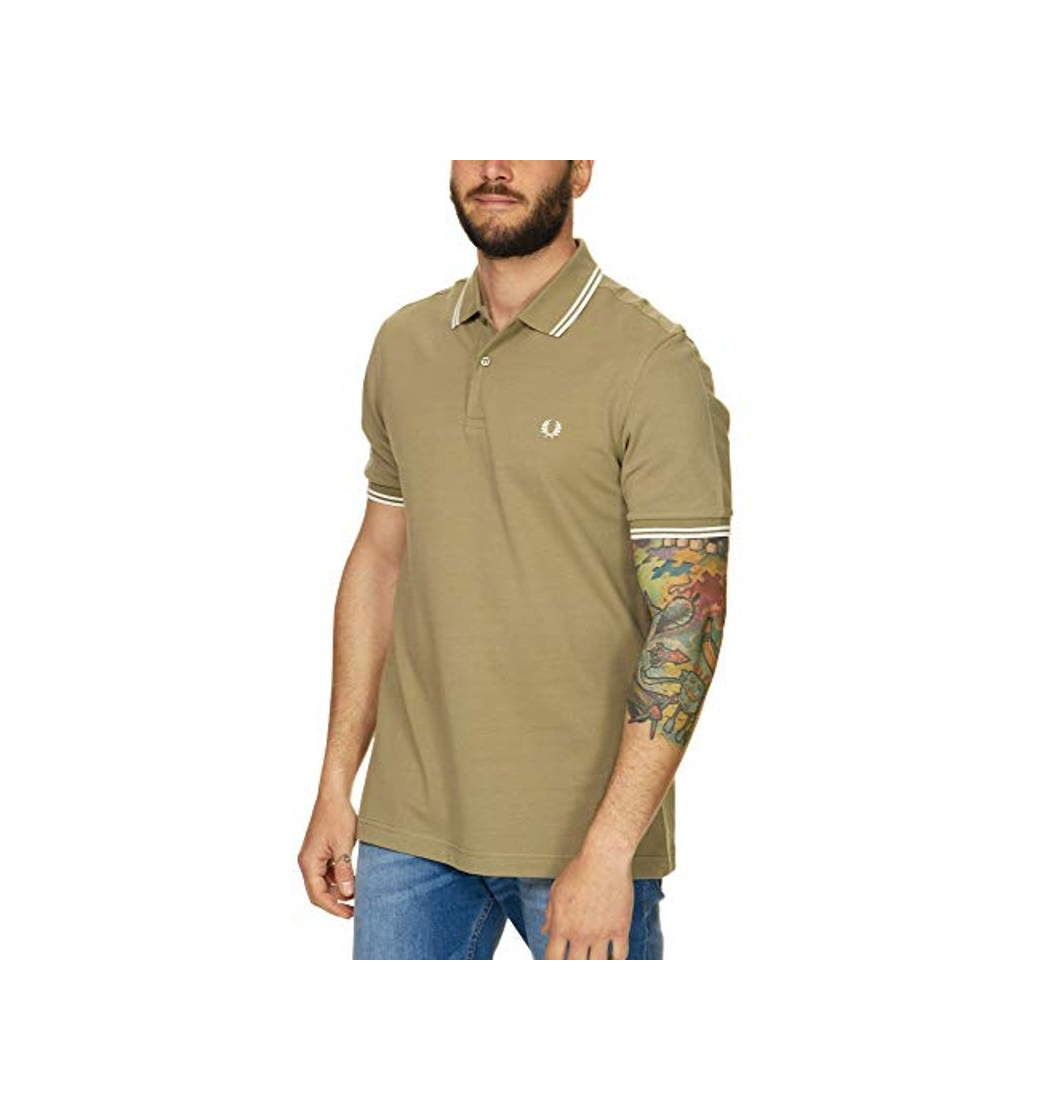 Fashion Fred Perry Polo Manga Corta 4410h04 Verde Hombre Talla