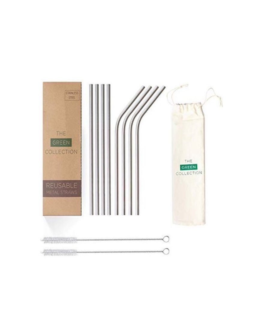 Social Pajitas de acero inoxidable