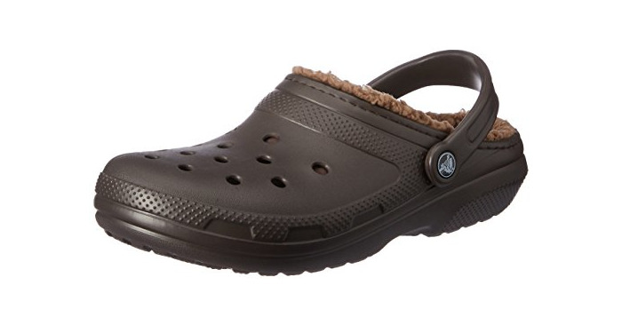 Moda Crocs Classic Lined Clog, Zuecos Unisex Adulto, Marrón