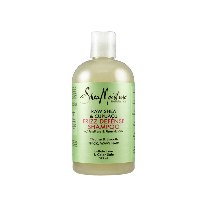 Productos Shea Moisture Raw Shea & Cupuacu Frizz Defense Shampoo