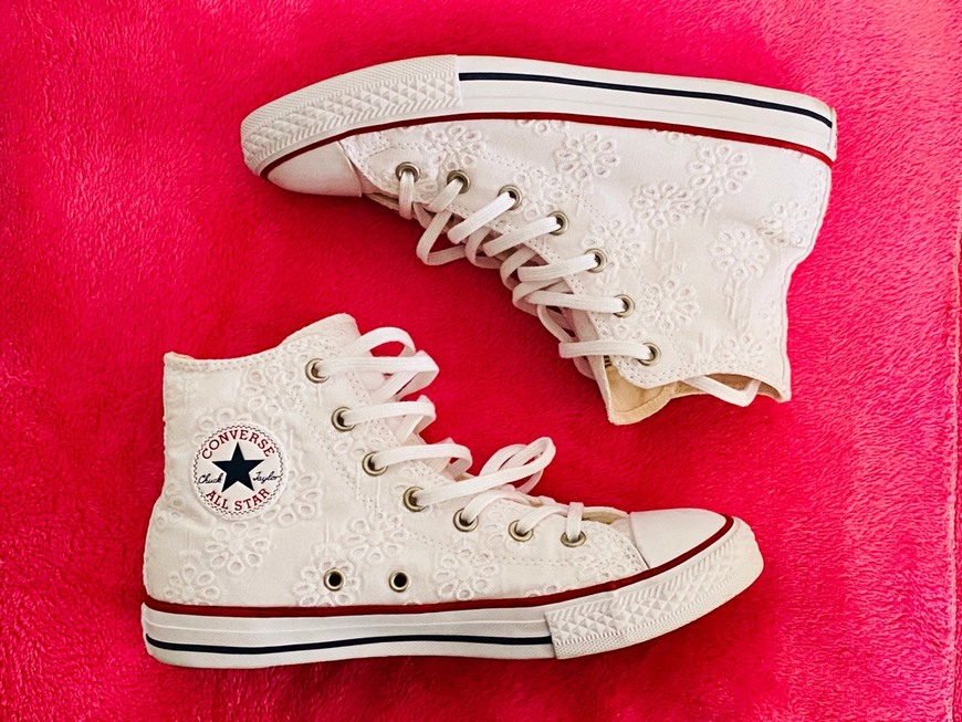 Producto All Star brancos bordados