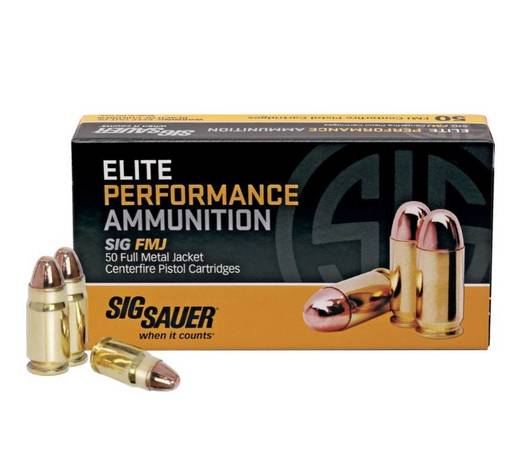 SIG Sauer® Elite Performance FMJ Ammunition