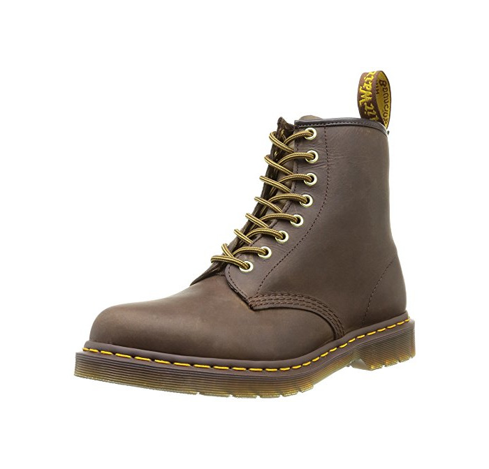 Moda Dr. Martens 1460 - Botas Militares de Mujer, Marrón