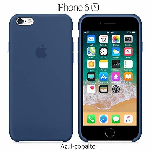 Social Funda Silicona para iPhone 6 y 6s Silicone Case, Textura Suave, Forro