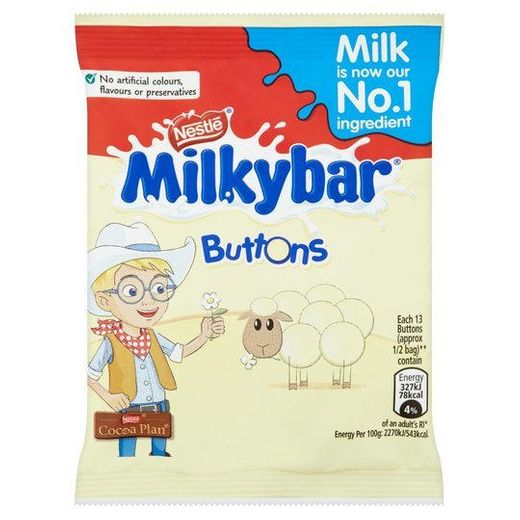 Milkybar White Chocolate Buttons Bag 30g
