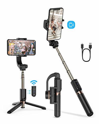 Lugar BlitzWolf Palo Selfie Trípode Estabilizador One-Axis Gimbal Estabilizador con Equilibrio Automático Antivibración