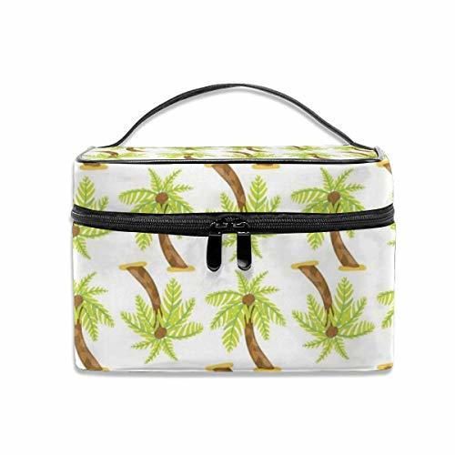 Palm Tree Cosmetic Bag Travel Makeup Bag Case Large Toiletrie Organizer with