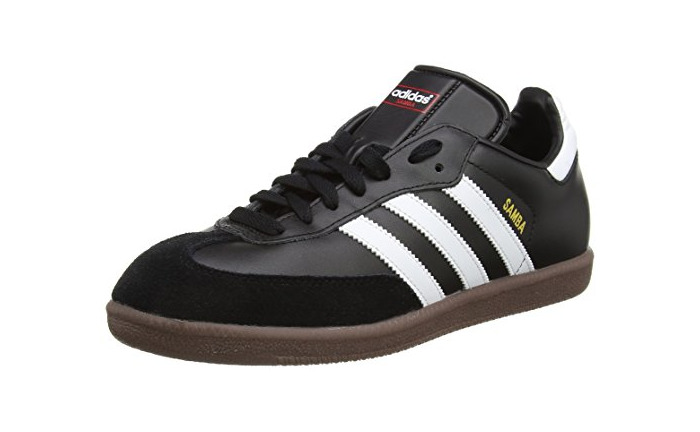 Moda adidas Originals Samba Leather, Zapatillas de Fútbol para Hombre, Negro