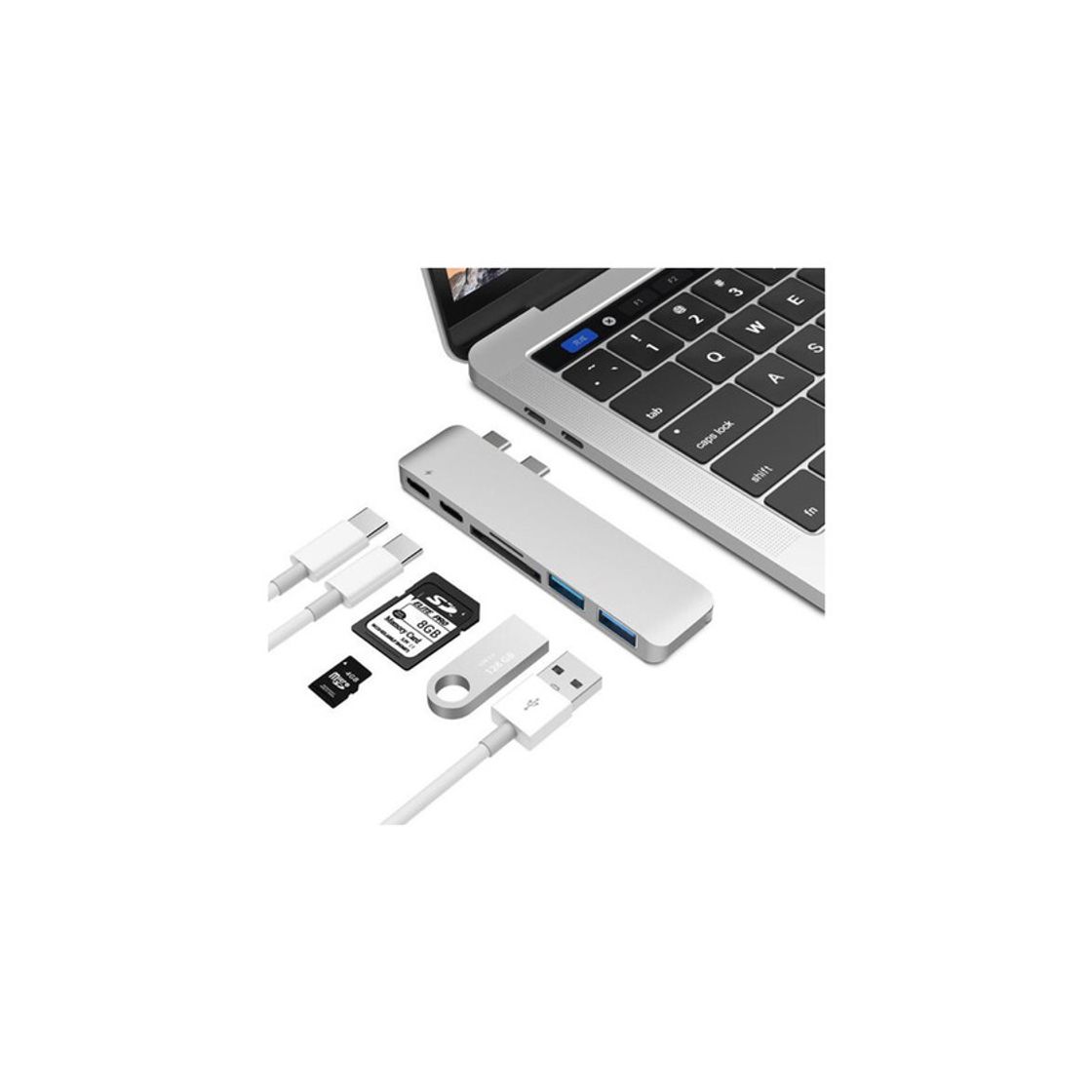 Social Adaptador USB C para Macbook Pro