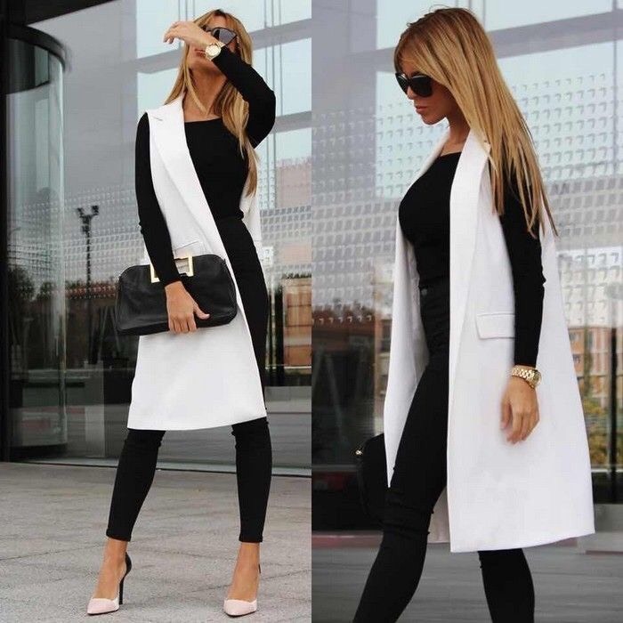 Fashion Sleeveless Blazer