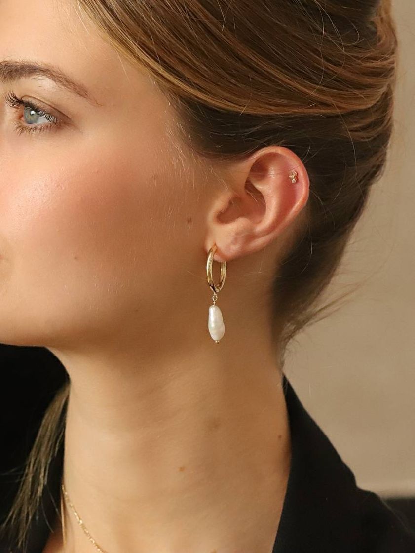 Earrings | QUEEN gold earrings - Aran Jewels