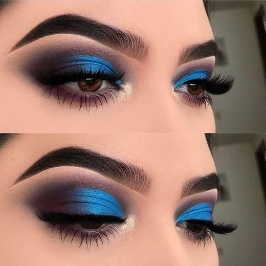 Make up azul